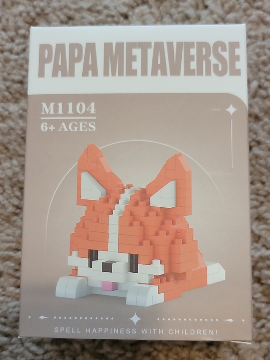 Papa Metaverse Other - Papa Metaverse M1104 Corgi Nanoblock Kit New In Package